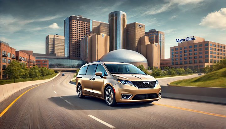 Shuttle service from Northfield to Mayo Clinic and Rochester, MN – Reliable and comfortable transportation.