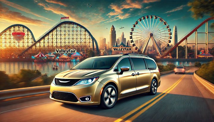 Reliable shuttle service from Northfield to Valleyfair Amusement Park for roller coasters and family fun.